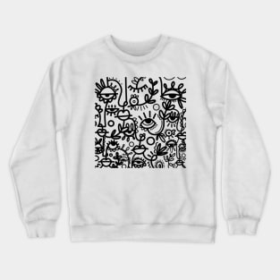 face lineart Crewneck Sweatshirt